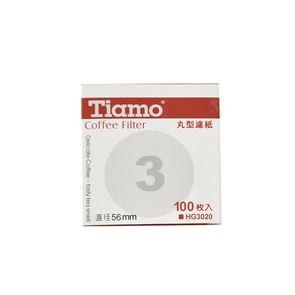 Tiamo 丸型濾紙#3 100入(HG3020)