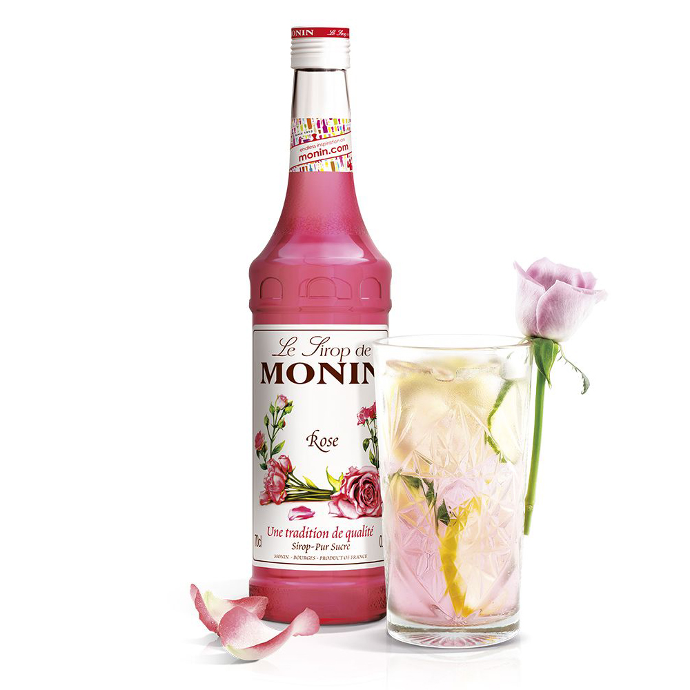 MONIN Rose Syrup 玫瑰風味糖漿 700ml